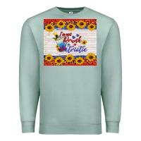 Seafoam i'm not drunk i'm patriotic Premium Sweatshirt - HRA Design Shop