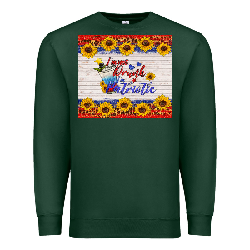 I'm Not Drunk I'm Patriotic Premium Sweatshirt by HRA Design Shop | Teevron