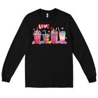 Black love coffee cups Long Sleeve Tee - MaliasSmallBusiness