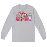 Moon Dust love coffee cups Long Sleeve Tee - MaliasSmallBusiness