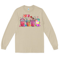 Mushroom love coffee cups Long Sleeve Tee - MaliasSmallBusiness