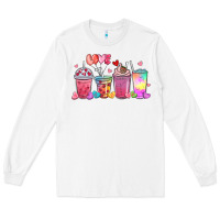 White love coffee cups Long Sleeve Tee - MaliasSmallBusiness