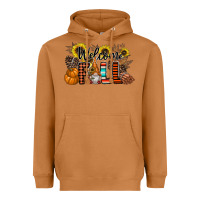 Meerkat Welcome Fall Pumpkin Heavyweight Hoodie - CowhideDigitalArt