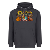 Smoke Welcome Fall Pumpkin Heavyweight Hoodie - CowhideDigitalArt