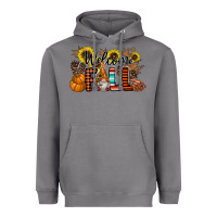 Storm Welcome Fall Pumpkin Heavyweight Hoodie - CowhideDigitalArt