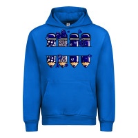 Cobalt valentine's day school pencils navy blue Urban Hoodie - MaliasSmallBusiness