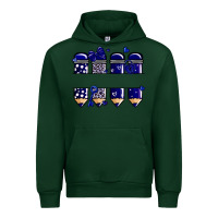 Forest Green valentine's day school pencils navy blue Urban Hoodie - MaliasSmallBusiness