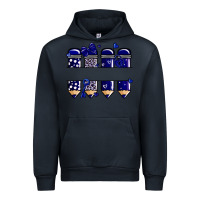 Navy valentine's day school pencils navy blue Urban Hoodie - MaliasSmallBusiness