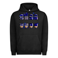 Pigment Black valentine's day school pencils navy blue Urban Hoodie - MaliasSmallBusiness