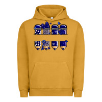 Pigment Peanut Butter valentine's day school pencils navy blue Urban Hoodie - MaliasSmallBusiness