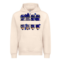 Sandshell valentine's day school pencils navy blue Urban Hoodie - MaliasSmallBusiness