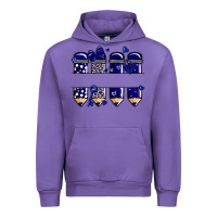 Tulip valentine's day school pencils navy blue Urban Hoodie - MaliasSmallBusiness