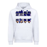 White valentine's day school pencils navy blue Urban Hoodie - MaliasSmallBusiness