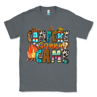 Charcoal Heather campers gonna camp Classic Tee - Zillion Design Studio