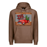 Chestnut merry Christmas truck Premium Hoodie - Jasminsmagicworld