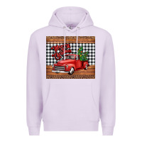 Lilac merry Christmas truck Premium Hoodie - Jasminsmagicworld