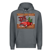 Rock merry Christmas truck Premium Hoodie - Jasminsmagicworld