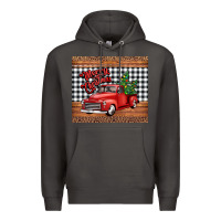 Smoke merry Christmas truck Premium Hoodie - Jasminsmagicworld