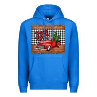 True Royal merry Christmas truck Premium Hoodie - Jasminsmagicworld