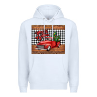 White merry Christmas truck Premium Hoodie - Jasminsmagicworld