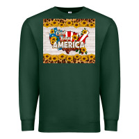 Sports Green god bless america Premium Sweatshirt - HRA Design Shop