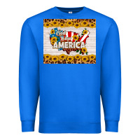 True Royal god bless america Premium Sweatshirt - HRA Design Shop