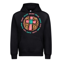 Black love myself cross Urban Hoodie - MaliasSmallBusiness