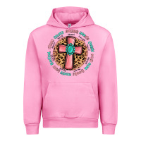Fuchsia Pink love myself cross Urban Hoodie - MaliasSmallBusiness