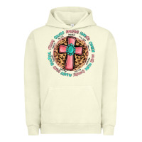 Pigment Pistachio love myself cross Urban Hoodie - MaliasSmallBusiness