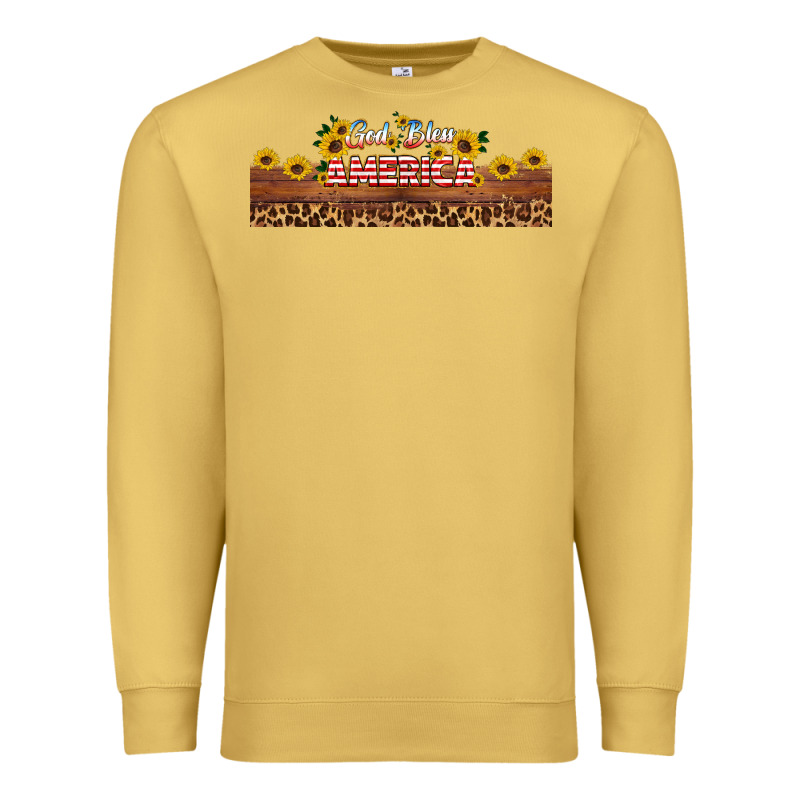 God Bless America Libbey Cup Premium Sweatshirt by HRA Design Shop | Teevron