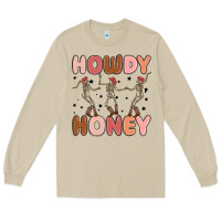 Mushroom howdy honey Long Sleeve Tee - MaliasSmallBusiness