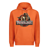 Carrot Papasaurus T-Rex Premium Hoodie - LillyAllenDesigns
