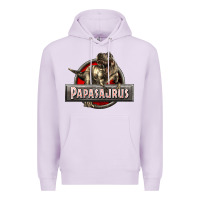 Lilac Papasaurus T-Rex Premium Hoodie - LillyAllenDesigns