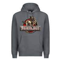 Rock Papasaurus T-Rex Premium Hoodie - LillyAllenDesigns