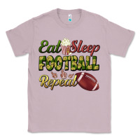 Lilac eat sleep football repeat Classic Tee - BundleAndBundleShop