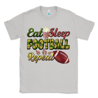 Moon Dust eat sleep football repeat Classic Tee - BundleAndBundleShop