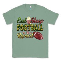 Sage eat sleep football repeat Classic Tee - BundleAndBundleShop