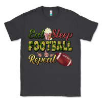 Smoke eat sleep football repeat Classic Tee - BundleAndBundleShop