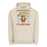 Pigment French Oak if you're happy and you know it its your meds Urban Hoodie - MaliasSmallBusiness