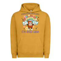 Pigment Peanut Butter if you're happy and you know it its your meds Urban Hoodie - MaliasSmallBusiness