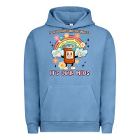 Pigment Pebble Blue if you're happy and you know it its your meds Urban Hoodie - MaliasSmallBusiness