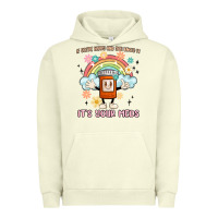 Pigment Pistachio if you're happy and you know it its your meds Urban Hoodie - MaliasSmallBusiness