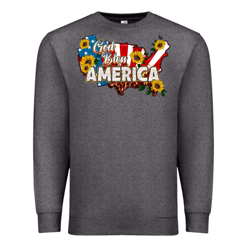 God Bless America Premium Sweatshirt by HRA Design Shop | Teevron