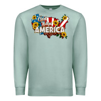 Seafoam god bless america Premium Sweatshirt - HRA Design Shop