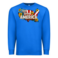 True Royal god bless america Premium Sweatshirt - HRA Design Shop