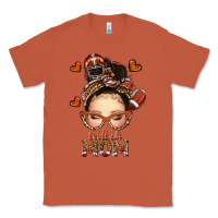 Copper football messy bun mom Classic Tee - texasbilliewilder