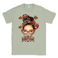 Matcha football messy bun mom Classic Tee - texasbilliewilder
