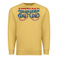 Antique Gold american dude Premium Sweatshirt - HRA Design Shop