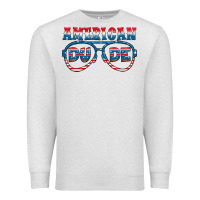 Oatmeal Heather american dude Premium Sweatshirt - HRA Design Shop