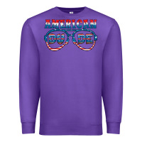 Purple american dude Premium Sweatshirt - HRA Design Shop